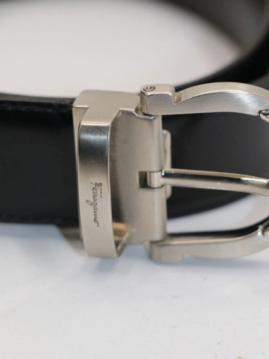 Salvatore Ferragamo Reversible Gancini Belt 67 9781/00 - Black/Brown main image 10